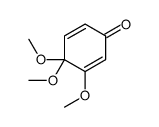 3,4,4-Trimethoxy-2,5-cyclohexadien-1-one Structure