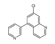 7-chloro-5-pyridin-3-ylquinoline Structure