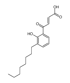 4-(2-hydroxy-3-octylphenyl)-4-oxobut-2-enoic acid Structure