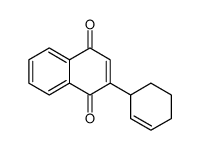 2-cyclohex-2-en-1-ylnaphthalene-1,4-dione Structure