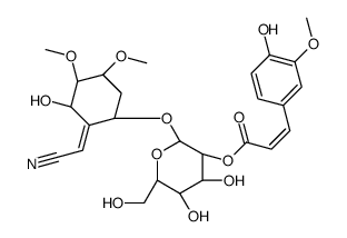 SIMMONDSIN-2'-FERULATE(P)结构式