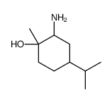 2-amino-1-methyl-4-propan-2-ylcyclohexan-1-ol结构式