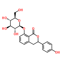 Hydrangel 8-O-glucoside structure