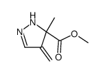 1H-Pyrazole-5-carboxylicacid,4,5-dihydro-5-methyl-4-methylene-,methyl Structure