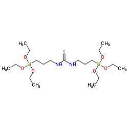 1,3-Bis[3-(triethoxysilyl)propyl]thiourea Structure