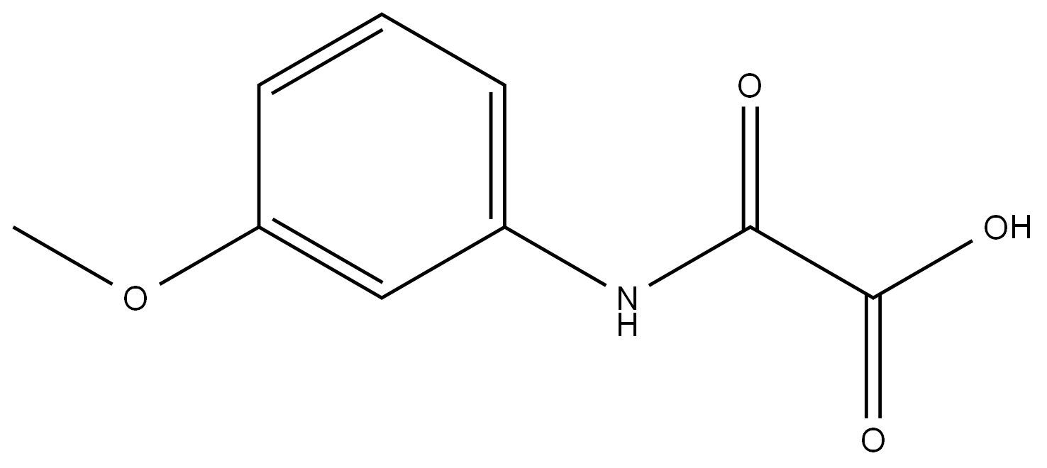 [(3-METHOXYPHENYL)CARBAMOYL]FORMIC ACID Structure