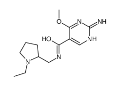 2-(2-Amino-4-methoxy-5-pyrimidinyl carboxamidomethyl)-1-ethylpyrrolidi ne picture