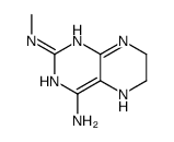 2,4-Pteridinediamine,1,5,6,7-tetrahydro-N2-methyl-(9CI) Structure