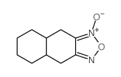 3-oxido-4,4a,5,6,7,8,8a,9-octahydrobenzo[f][2,1,3]benzoxadiazol-3-ium结构式