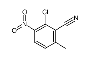 2-chloro-6-methyl-3-nitrobenzonitrile Structure