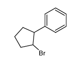 1-bromo-2-phenyl-cyclopentane结构式