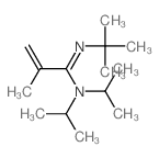 2-methyl-N,N-dipropan-2-yl-N-tert-butyl-prop-2-enimidamide结构式