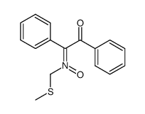 C-benzoyl-C-phenyl-N-methylthiomethyl Z-nitrone Structure