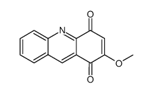 methoxy-2 acridinedione-1,4 Structure