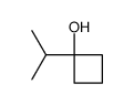 1-propan-2-ylcyclobutan-1-ol结构式