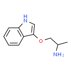 2-Propanamine,1-(1H-indol-3-yloxy)-(9CI) Structure