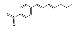 1-(4-nitrophenyl)-1,3-heptadiene Structure