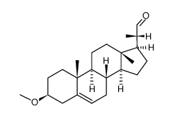 3β-methoxy-23,24-dinor-chol-5-en-22-al Structure