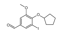 Benzaldehyde, 4-(cyclopentyloxy)-3-iodo-5-methoxy图片