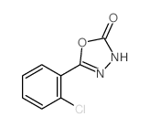 1,3,4-Oxadiazol-2(3H)-one,5-(2-chlorophenyl)- structure