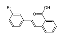 2-[2-(3-bromo-phenyl)-vinyl]-benzoic acid Structure