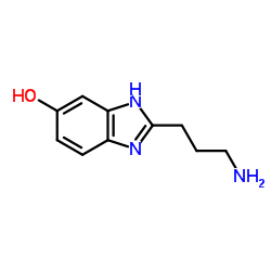 2-AMINOPROPYL-5(6)-HYDROXYL-BENZIMIDAZOLE结构式