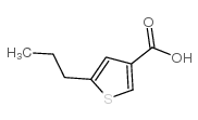 5-propylthiophene-3-carboxylic acid structure