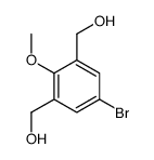 [5-bromo-3-(hydroxymethyl)-2-methoxyphenyl]methanol Structure