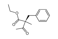 ethyl (S)-2-benzyl-2-methyl-3-oxobutyrate结构式