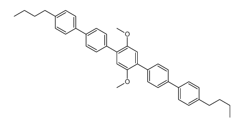 1,4-bis[4-(4-butylphenyl)phenyl]-2,5-dimethoxybenzene Structure