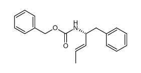 benzyl (R,E)-(1-phenylpent-3-en-2-yl)carbamate Structure