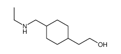 2-[4-(ethylaminomethyl)cyclohexyl]ethanol Structure