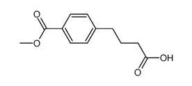 4-(4-(methoxycarbonyl)phenyl)butanoic acid Structure