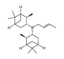 (-)-(E)-crotyldiisopinocamphenylborane结构式