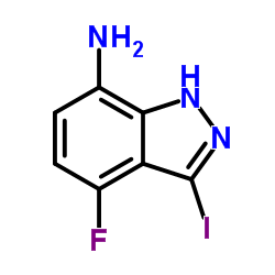 4-Fluoro-3-iodo-1H-indazol-7-amine picture