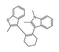 1,2-dimethyl-3-[2-(2-methyl-1-benzothiophen-3-yl)cyclohexen-1-yl]indole Structure