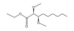 (2S,3R)-ethyl 2,3-dimethoxynonanoate Structure