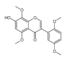 3-(2,5-dimethoxy-phenyl)-7-hydroxy-5,8-dimethoxy-chromen-4-one Structure