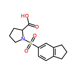 1-(INDANE-5-SULFONYL)-PYRROLIDINE-2-CARBOXYLIC ACID picture