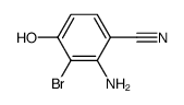 2-amino-3-bromo-4-hydroxy-benzonitrile Structure