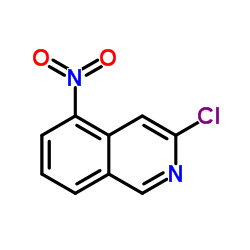 3-Chloro-5-nitroisoquinoline Structure