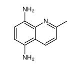 2-methyl-quinoline-5,8-diyldiamine结构式