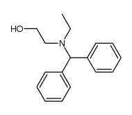 2-(ethyl-benzhydryl-amino)-ethanol结构式