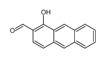 1-hydroxyanthracene-2-carbaldehyde Structure