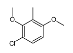 1-chloro-2,4-dimethoxy-3-methylbenzene结构式