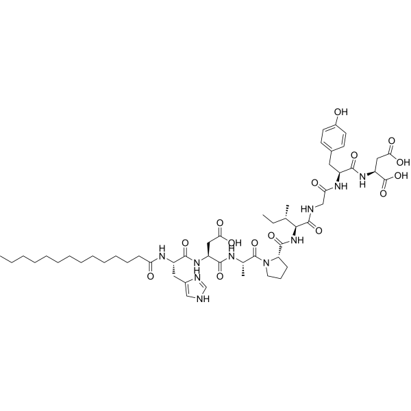 ɛPKC(85–92),Myristoylated结构式