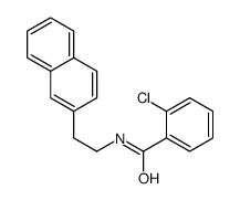 2-CHLORO-N-(1R-NAPHTHALEN-2-YL-ETHYL)-BENZAMIDE Structure