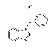 1-[(benzotriazol-1-yl)methyl]pyridinium chloride Structure