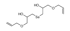 1-(2-hydroxy-3-prop-2-enoxypropyl)selanyl-3-prop-2-enoxypropan-2-ol结构式