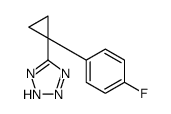 5-[1-(4-fluorophenyl)cyclopropyl]-2H-tetrazole Structure